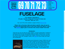 Tablet Screenshot of fuselage.de